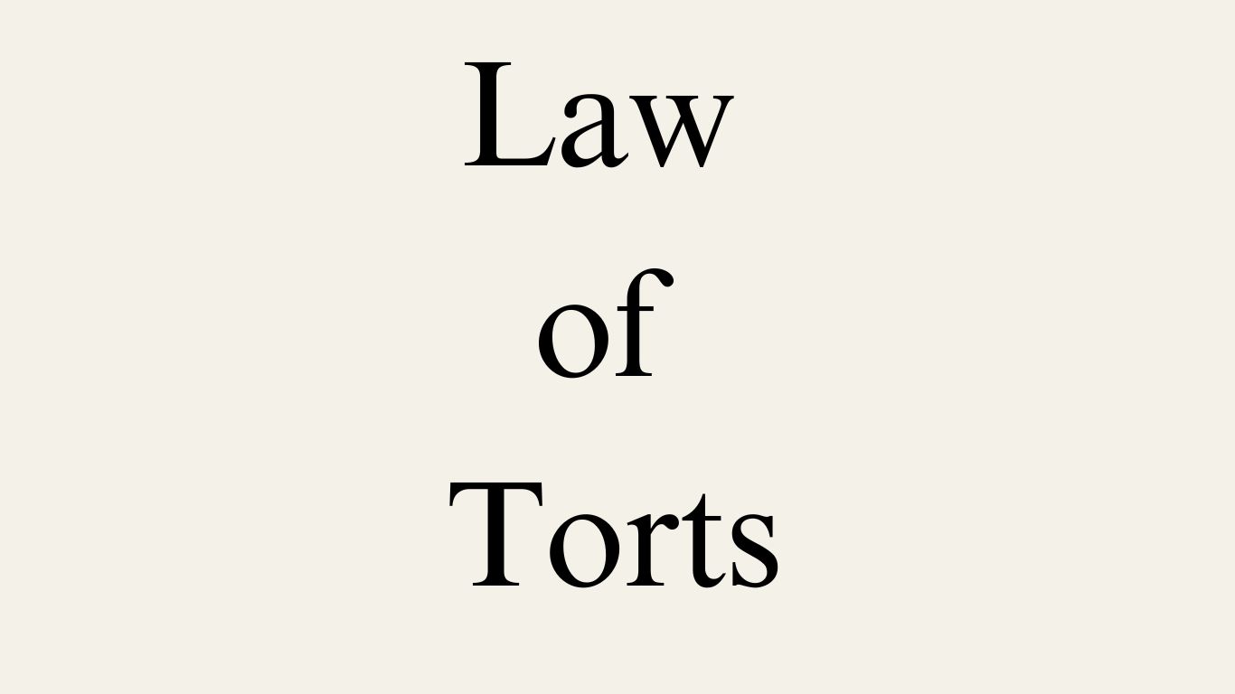 law-of-torts